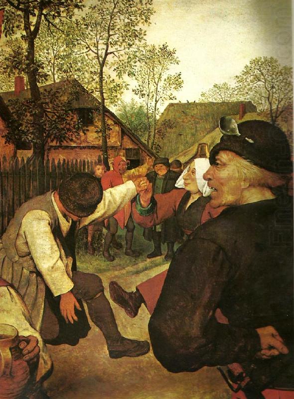 detalj fran bonddansen, Pieter Bruegel
